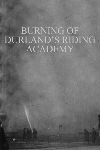 Movie poster for Burning of Durland's Riding Academy