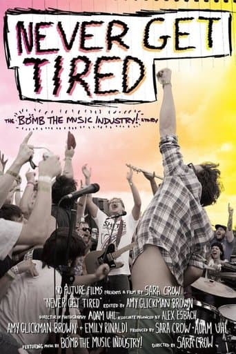 Movie poster for Never Get Tired: The Bomb the Music Industry! Story