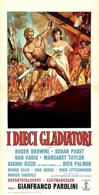 Movie poster for The Ten Gladiators