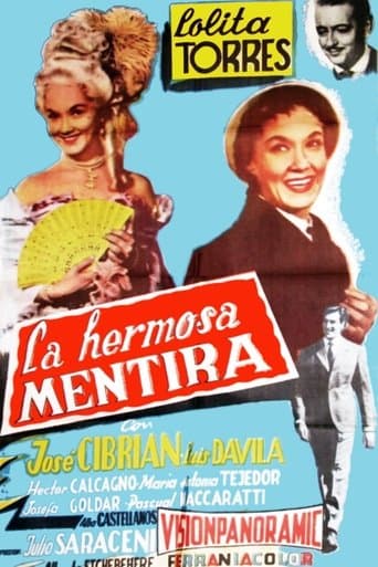 Movie poster for La hermosa mentira