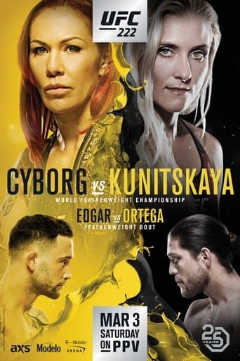 Movie poster for UFC 222: Cyborg vs. Kunitskaya