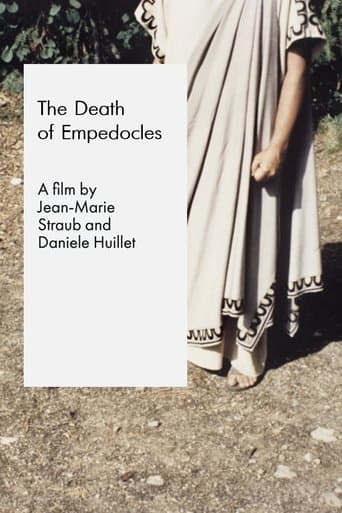 Movie poster for The Death of Empedocles