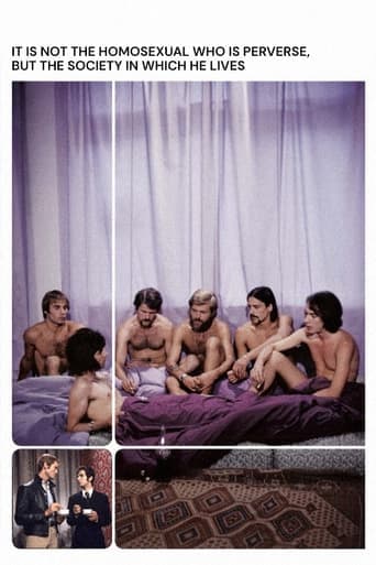 Movie poster for It Is Not the Homosexual Who Is Perverse, But the Society in Which He Lives