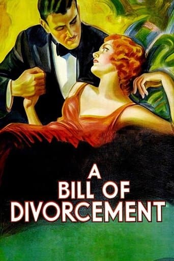 Movie poster for A Bill of Divorcement