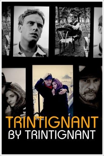 Movie poster for Trintignant by Trintignant