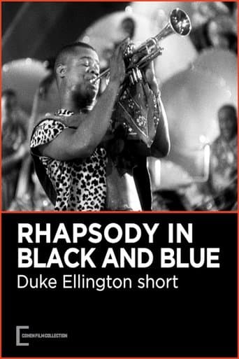 Movie poster for A Rhapsody in Black and Blue