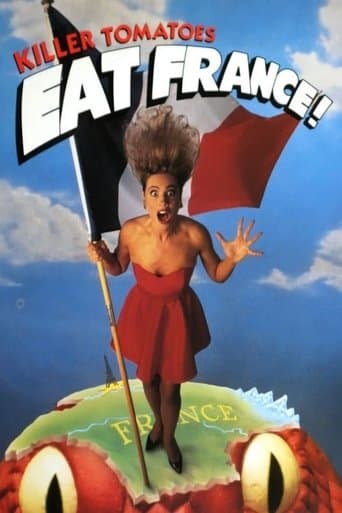 Movie poster for Killer Tomatoes Eat France!