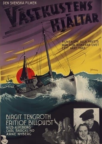 Movie poster for Västkustens hjältar