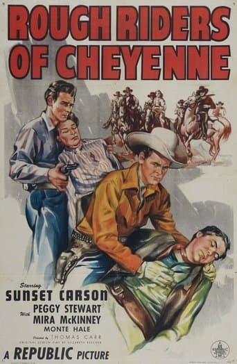 Movie poster for Rough Riders of Cheyenne