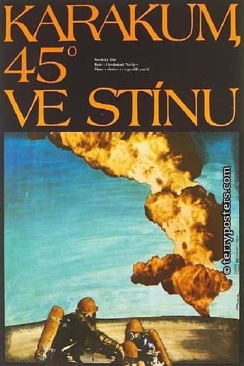 Movie poster for Karakum, 45° in the Shadow