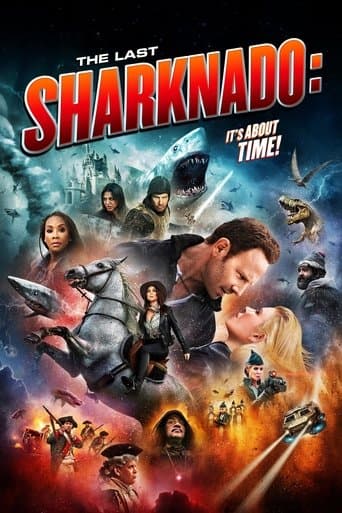 Movie poster for The Last Sharknado: It's About Time