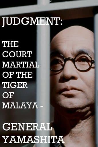 Movie poster for Judgment: The Court Martial of the Tiger of Malaya — General Yamashita
