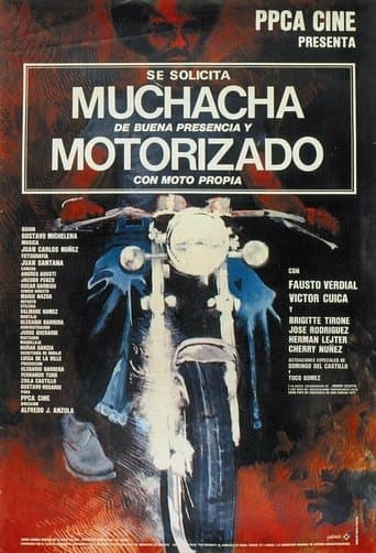 Movie poster for Wanted: Good Looking Receptionist and Messenger with His Own Motorcycle