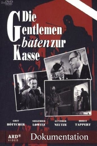 Movie poster for Die Gentlemen baten zur Kasse