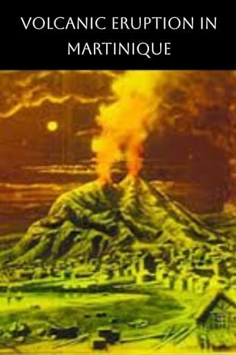 Movie poster for The Terrible Eruption of Mount Pelee and Destruction of St. Pierre, Martinique