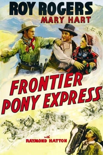 Movie poster for Frontier Pony Express