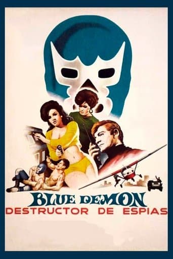 Movie poster for Blue Demon: Destructor of Spies