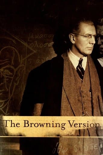 Movie poster for The Browning Version