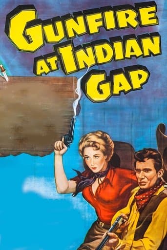 Movie poster for Gunfire at Indian Gap