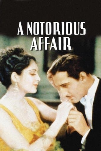 Movie poster for A Notorious Affair