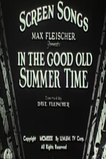 Movie poster for In the Good Old Summertime