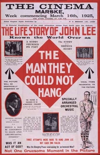 Movie poster for The Life Story of John Lee, or The Man They Could Not Hang