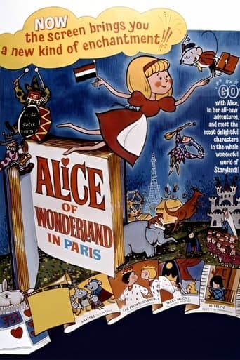 Movie poster for Alice of Wonderland in Paris