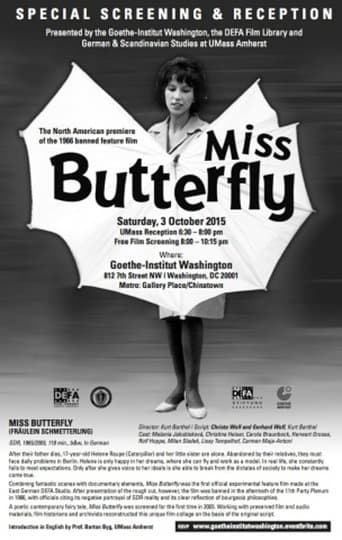 Movie poster for Miss Butterfly
