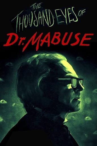 Movie poster for The Thousand Eyes of Dr. Mabuse