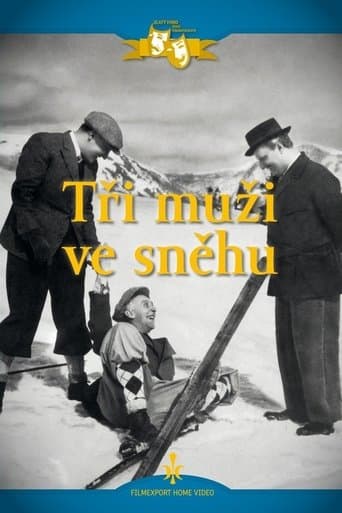 Movie poster for Tři muži ve sněhu