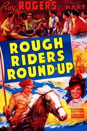 Movie poster for Rough Riders' Round-up
