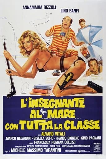 Movie poster for School Teacher on the Sea with Her Class