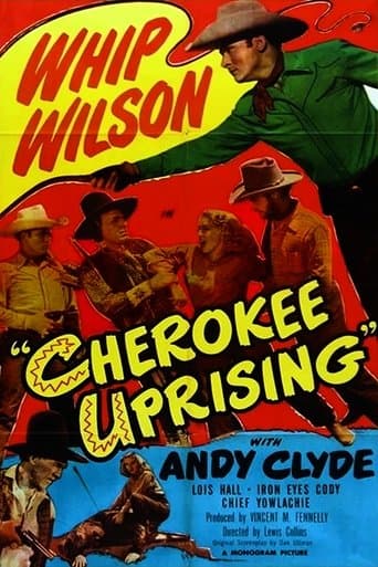 Movie poster for Cherokee Uprising