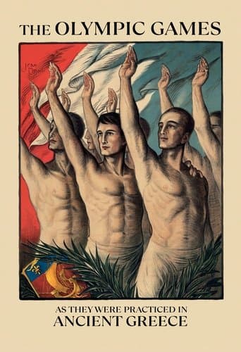 Movie poster for The Olympic Games as They Were Practiced in Ancient Greece