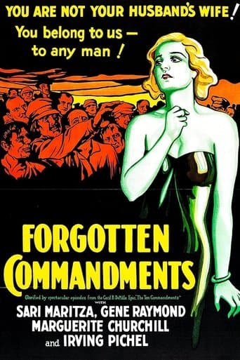 Movie poster for Forgotten Commandments