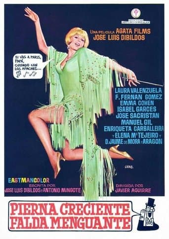 Movie poster for Pierna creciente, falda menguante