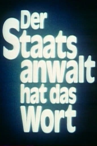 Movie poster for Der Staatsanwalt hat das Wort