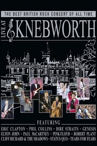 Movie poster for The Best British Rock Concert of All Time, Live at Knebworth