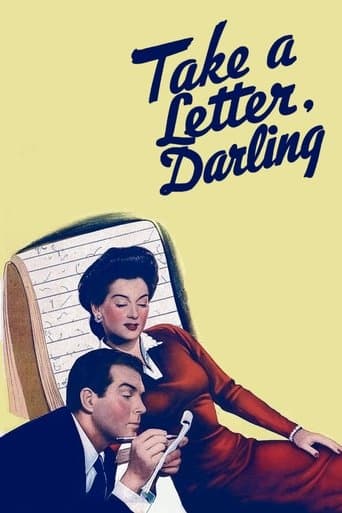 Movie poster for Take a Letter, Darling