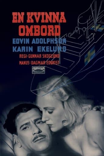 Movie poster for En kvinna ombord