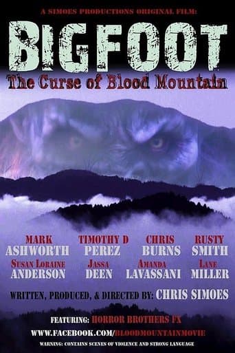 Movie poster for Bigfoot: The Curse of Blood Mountain