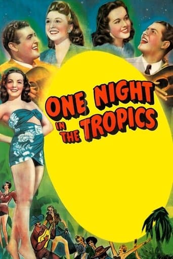 Movie poster for One Night in the Tropics