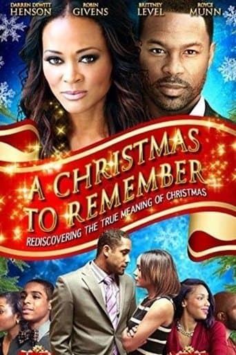 Movie poster for A Christmas to Remember