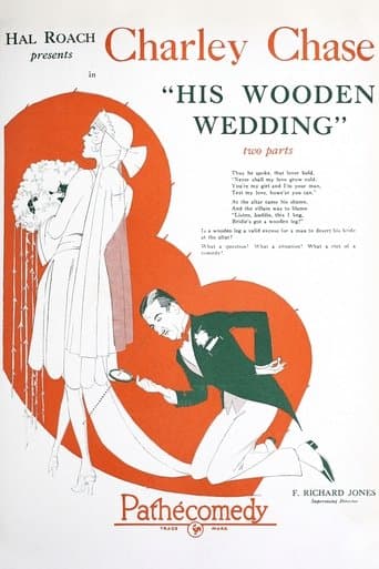 Movie poster for His Wooden Wedding