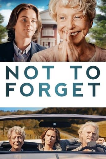 Movie poster for Not to Forget