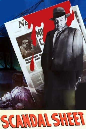 Movie poster for Scandal Sheet