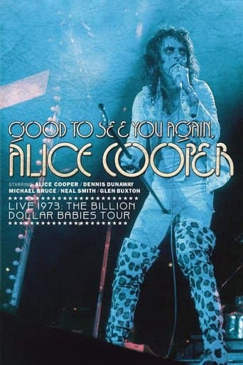 Movie poster for Good to See You Again, Alice Cooper