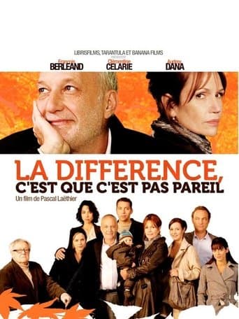 Movie poster for La différence, c'est que c'est pas pareil