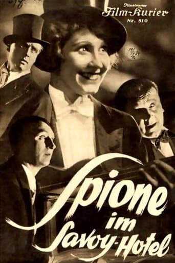 Movie poster for Spione im Savoy-Hotel
