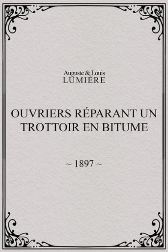 Movie poster for Workers Repairing a Sidewalk with Bitumen